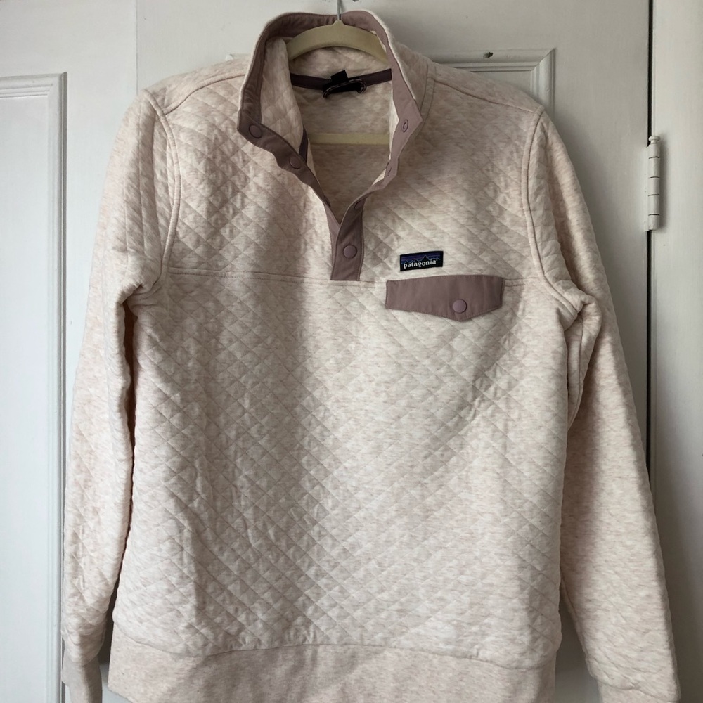 Patagonia cotton quarter-snap sweatshirt